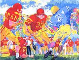 Cross Canvas Paintings - Cross Town Rivalry 1967